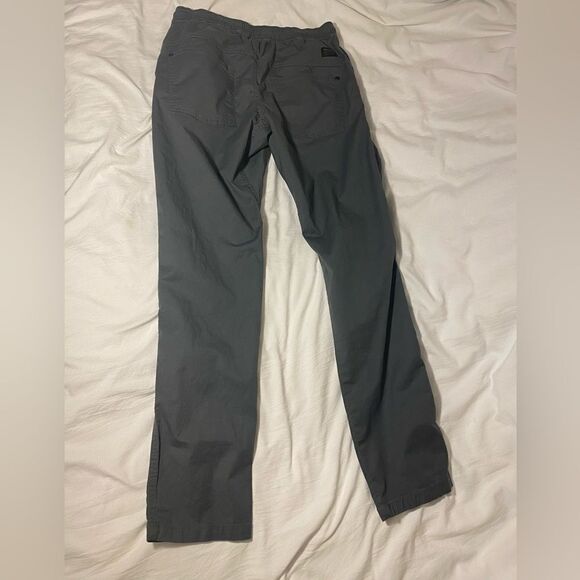 Quicksilver Foxoy Straight Tapered Pants Twill Stretch Lightweight Size Small - Picture 10 of 15